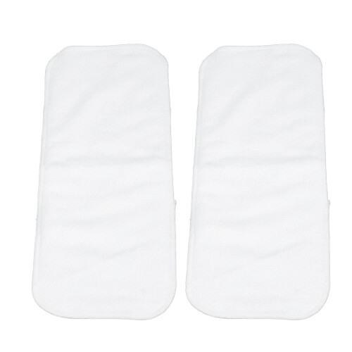 2pcs Cloth Diaper Insert, 4-Layer Microfiber, 17x41cm, Washablefor 3-6Y