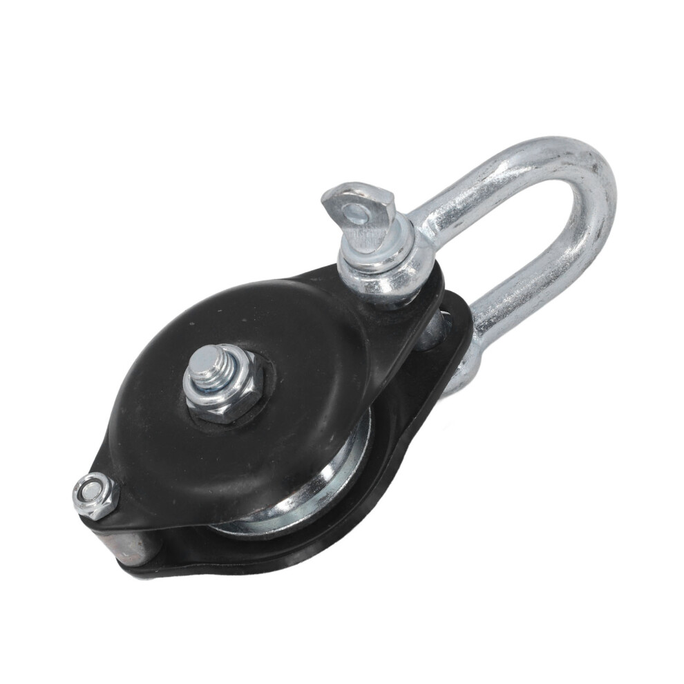 Alloy Steel Swivel Shackle Pulley 0.3T For Electrical Construction 3721337410399