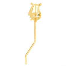 Saxophon-Lierhalter Saxophone Lyre Holder Durable Copper Construction Gold Finish Compatible With Various Models