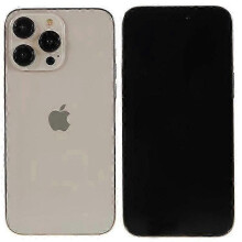 (Gold) Compatible For iPhone 14 Pro Max 6.7 inch Dummy Phone Display Model Non-Working Replica Phone Model Toy