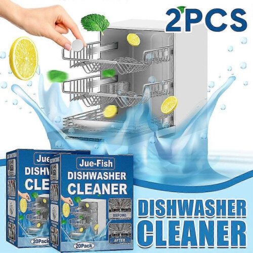 (2 boxes) 1/2 box of dishwasher tablets for deep cleaning