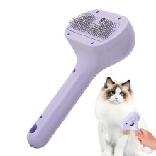 Dematting Comb, Rechargeable Pet Massage Brush, Self-Cleaning Grooming Tool for Pets