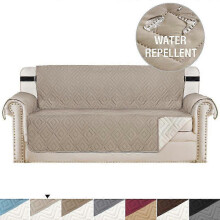 (3 Seater, Brown) Lebanghui Pet Sofa Covers Universal Waterproof Sofa Cover Anti Slip Furniture Protector Sofa Cushion