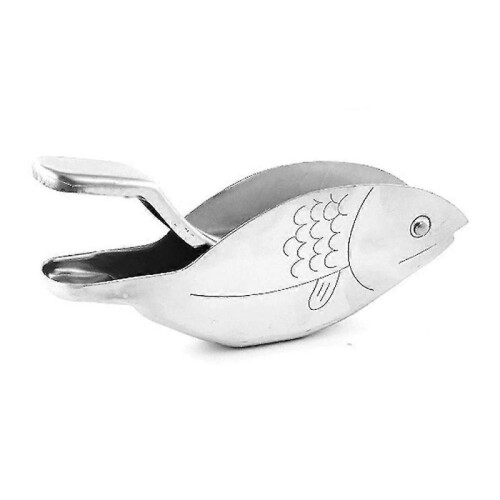 (2pcs) 1/2pcsFish Shape Stainless Steel Lemon/Lime/Citrus Squeezer, Manual Juicer Hand Press Kitchen Tool Gadgets 1