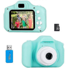 (Green) Lebanghui Children's Digital Camera Boy Girl Birthday Toy Gift