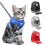 (S, Blue) Lebanghui Cat Harness, Cat Harness Escape Proof 1