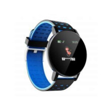 (blue) 1.44 Inch Pedometer Men and Women Compatible Smart Bracelet 90mah Smart
