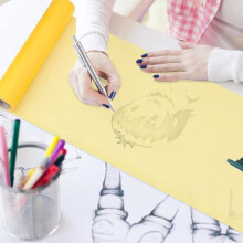 Tracing Paper Roll 18in x 23m Canary Yellow Sewing & Drawing Paper
