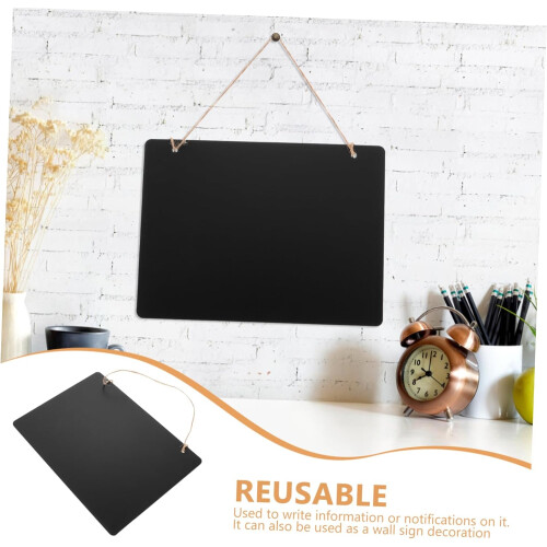 Double-Sided Wall Decor Sign Erasable Surface For Creative Messages And Notes With Hanging Cord For Home 1
