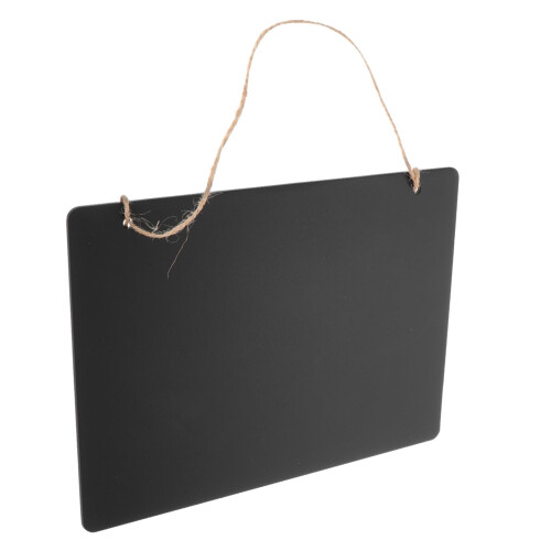 Double-Sided Wall Decor Sign Erasable Surface For Creative Messages And Notes With Hanging Cord For Home