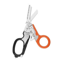 (black orange) Multifunctional first aid tactical folding scissors outdoor survival tool combination tactical scissors