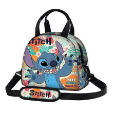 (C) 2024 Stitch Cartoon Insulated Lunch Pack Box Bag Kids Boys Girls School Food Snack Picnic Box Store Bags Handbag Gift