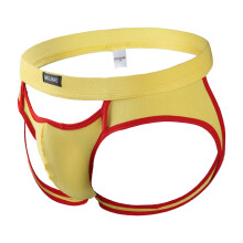 Men's Jockstrap Athletic Supporter Gelb Color Size M Boxer Style Underwear
