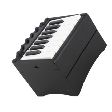 Rechargeable Piano Calendar with 52 Weekly Cards, Black, Metal, 13x9x8.7cm