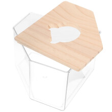 Bathroom for Hamsters Acrylic Sand Bath Small Pet Toilet Hamster Sand Bath Gerbil And Chinchilla Compatible