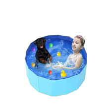 Dog Pool Foldable Portable Pet Pool With Non-Slip Bath Surface For Outdoor Backyard Summer Swim