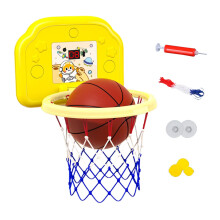 Basketball Hoop Indoor No-Drill Mount Auto Scorekeeping Built-In Speakers With Cheering And Whistle Effects