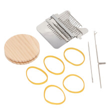 Kleines Webrahmen-Set, tragbares handgeführtes Darning-Set für Hosen, Socken, Kleidung