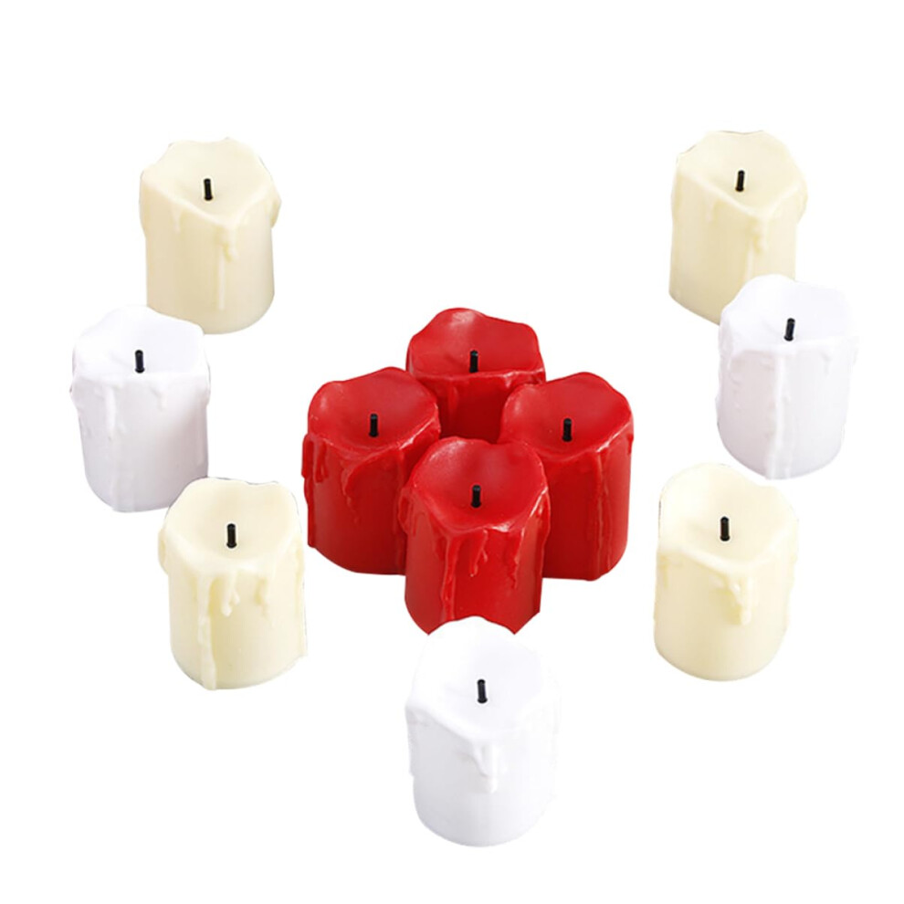 LED Tea Light Battery-Operated Wax-Look Flameless Reusable Candle For Weddings, Birthday Parties, Festive Decor-image-OPC-PJG9ZVY-NEW