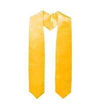 (grey) Unisex Women Men Adult Plain Graduation Stole Sash 60"