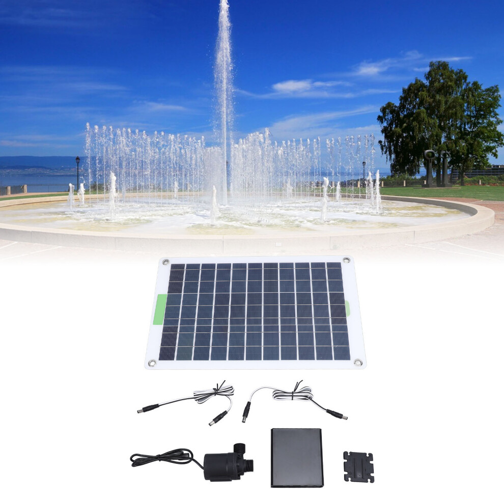 100W Solar Water Pump Kit With 16.4Ft Lift & Energy Storage Box 7891337421858