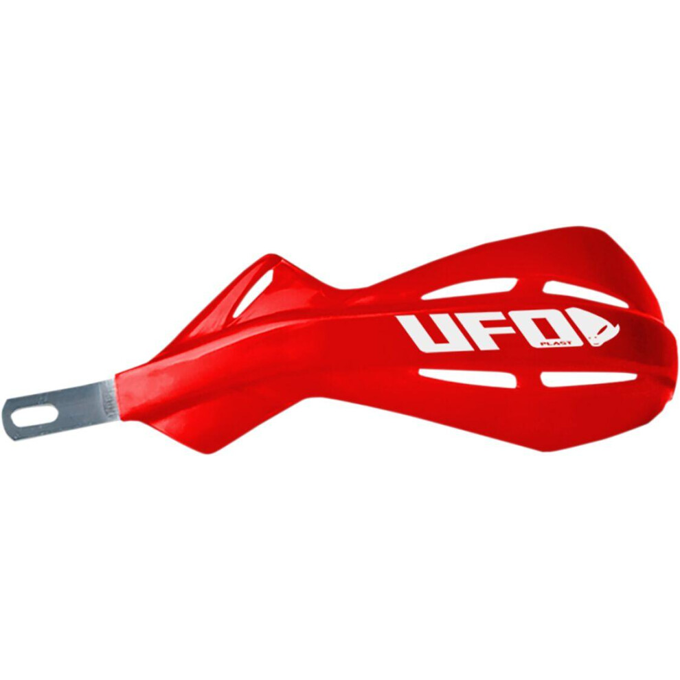 Ufo Red Hand Guards With Aluminium Insert For 7/8" Handlebars