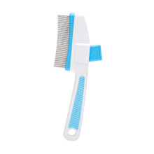 Katzenhaarpfeiler Deshedding Comb Tool For Cats Portable Pet Grooming Blue Cat Brush For Kittens