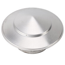 Stainless Steel Round Chimney Cap Rustproof Exterior Fireplace Topper 281g