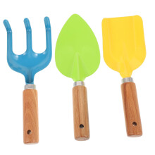 Sand Toy Set Beech Wood - Lightweight Colorful Sandbox and Beach Toys for Small Hands Garden and Outdoor Play