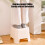 Step Stool Short Stackable Modern Footrest For Kitchen Bathroom Shower 2