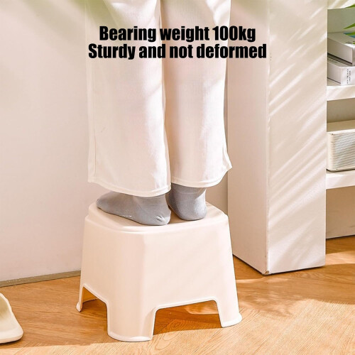 Step Stool Short Stackable Modern Footrest For Kitchen Bathroom Shower 1