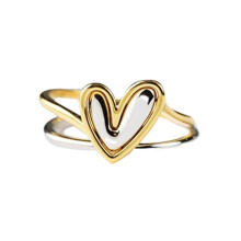 Jugendschmuck For Girls And Mothers, Heart-Shaped Ring, Exquisite Ring, Birthday Gift, Simple Ring For Women Model A A