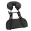 Folding U Shape Face Cradle Pillow for Massage Tables - Black Adjustable Fit 9