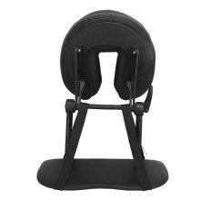 Folding U Shape Face Cradle Pillow for Massage Tables - Black Adjustable Fit