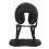 Folding U Shape Face Cradle Pillow for Massage Tables - Black Adjustable Fit 1