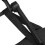 Folding U Shape Face Cradle Pillow for Massage Tables - Black Adjustable Fit 7