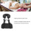 Folding U Shape Face Cradle Pillow for Massage Tables - Black Adjustable Fit 8