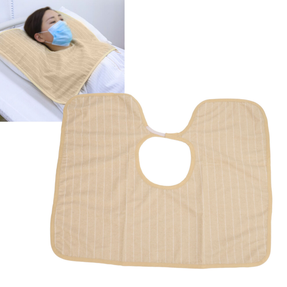 Adult Feeding Bibs Stripes 50x60cm Waterproof Saliva Towel for Seniors