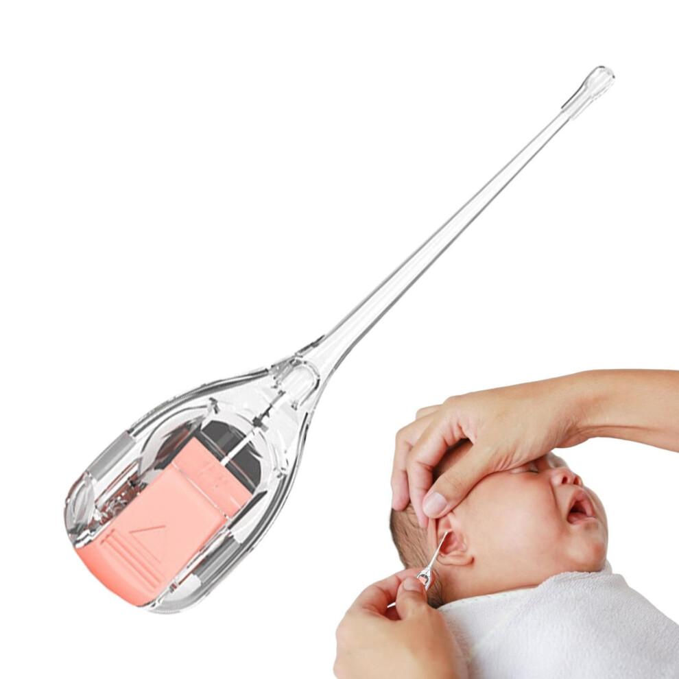 Light Led Earplugs Ear Wax Cleaner With Led Illuminated Ear Plug, Ear Curette, Earwax Spoon Tool Rosa