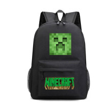 (Black)Minecraft Rucksack für Jugendliche Kinder Jungen Kinder Schüler Schulranzen Unisex