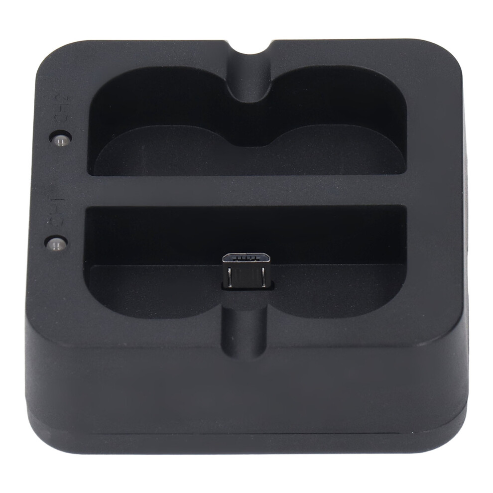 Dual Port Battery Charger for Ring Spotlight & Doorbell in Black