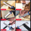 CR V Steel Wood Chisel Tool with Rubber Handle, 5mm Edge Planing 7