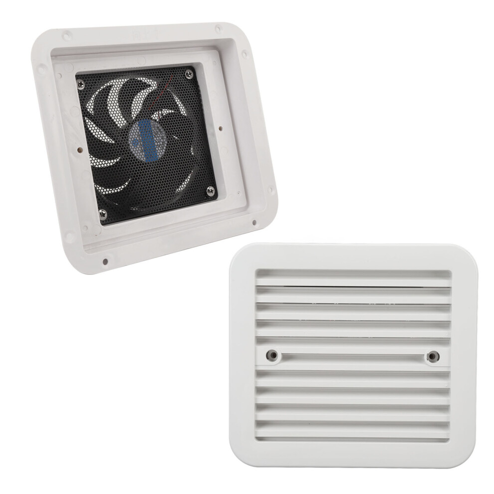 24V Camper Rv Side Vent Fan 3000Rpm 1-Way Exhaust For Trailer Boat Kitchen 9311337445756