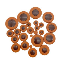 Schalllochpolster For Soprano Alto Tenor Saxophones, Sheepskin Tone Hole Pad, Complete Pad Set, Pro Sax Accessory (Alto)