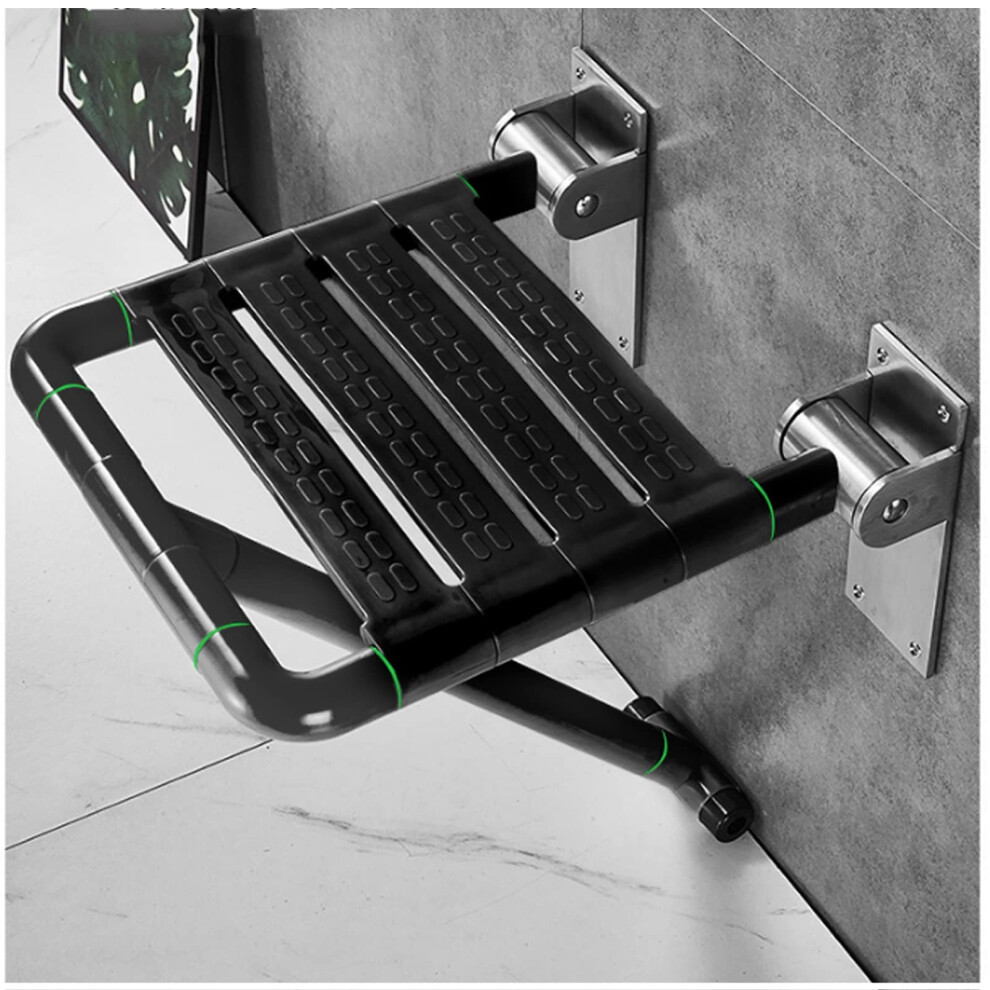 Foldable Shower Bench Wall-Mounted Indoor Shower Seat For Elderly, Disabled, And Pregnant Users