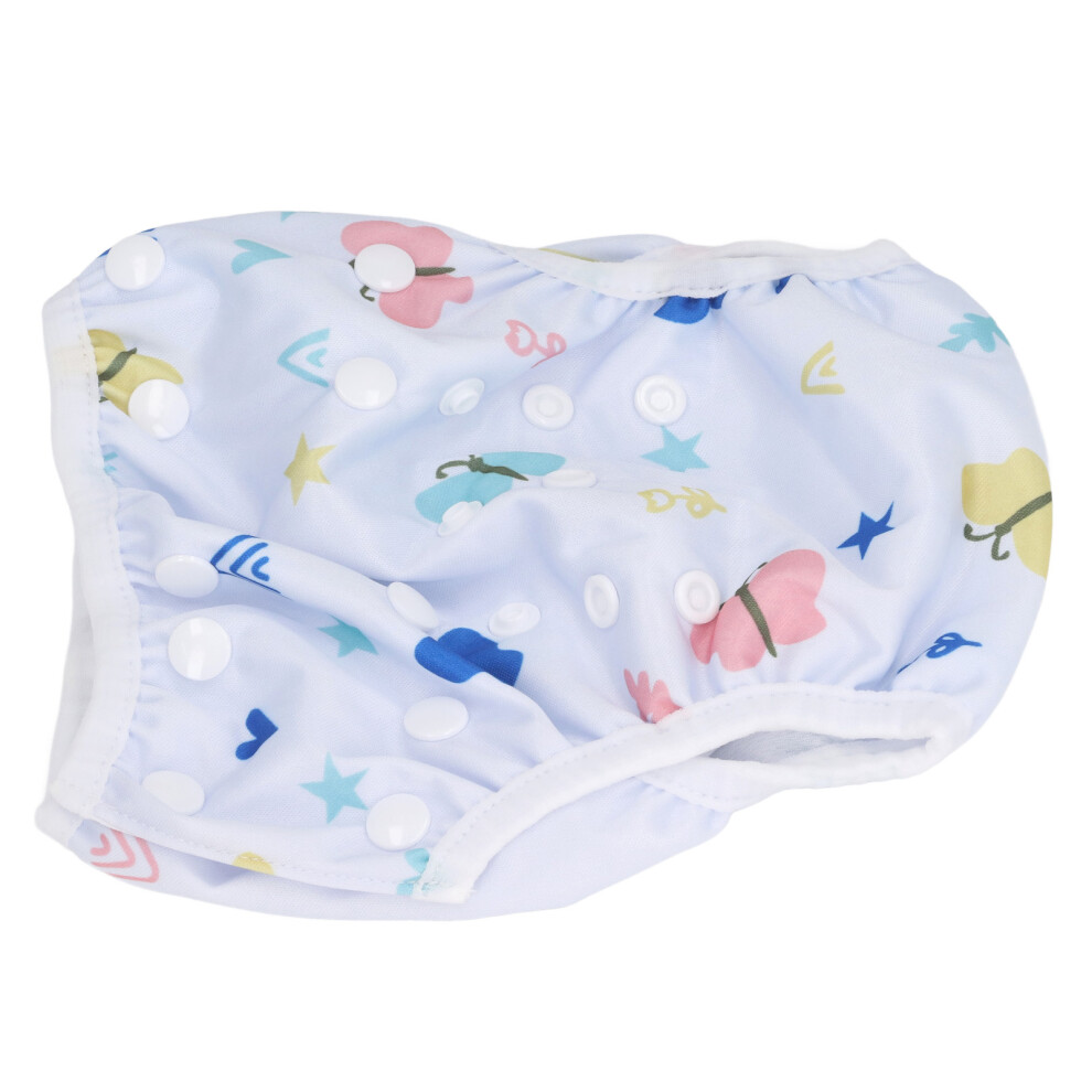 Baby Waterproof Swim Pants with Adjustable Buttons Breathable Reusable T13