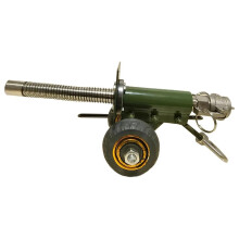 Mini Cannon Model Stainless Steel Fireworks Launcher Military Model Collection Desktop Ornaments Green Style1