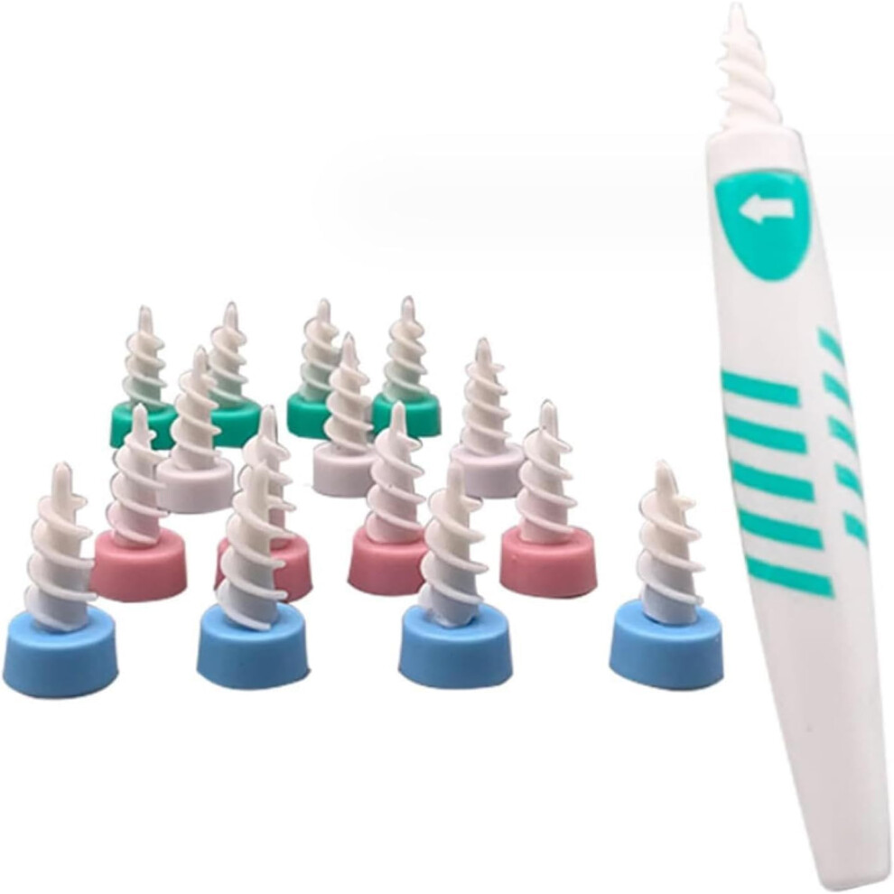 Spiral Tool Ear Wax Removal Reusable Ear Wax Set Soft Silicone Tips Flexible Replacement Camera Cleaning Compatible