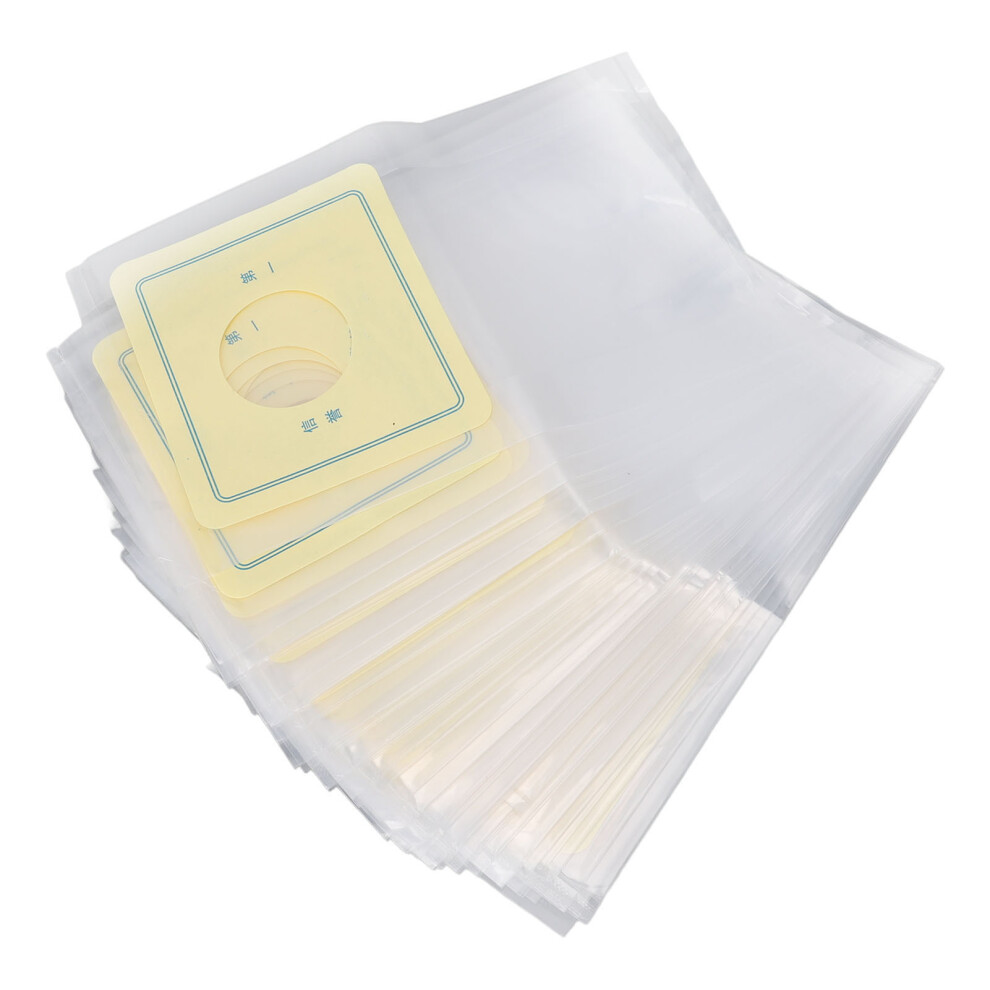 50pcs Leakproof Odor-Resistant Plastic Colostomy Bags 20.5x12cm