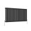 AICA (600x1156mm Single) Horizontal flat radiator black all sizes 5